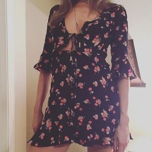 For love and lemons cherry dress